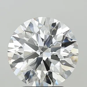 3.7 Carat Round F VVS2 Lab Diamond