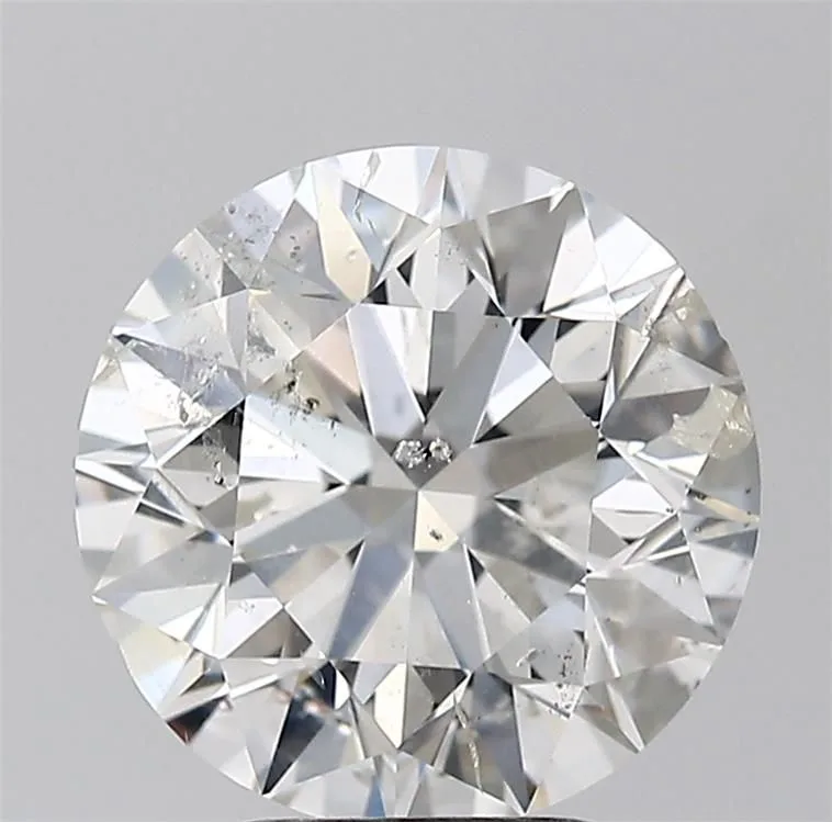 4.01 Carat Round G SI2 Natural Diamond 1 4.01 Carat Round G SI2 Natural Diamond