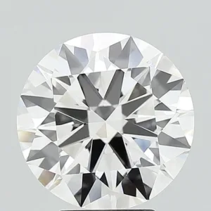 4.02 Carat Round F VVS2 Lab Diamond