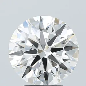 4.02 Carat Round F VVS2 Lab Diamond
