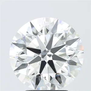 4.03 Carat Round F VVS2 Lab Diamond