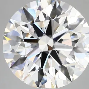 4.04 Carat Round E VVS2 Lab Diamond