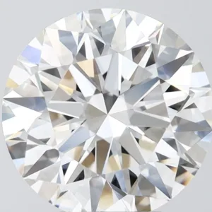 4.04 Carat Round F VVS2 Lab Diamond