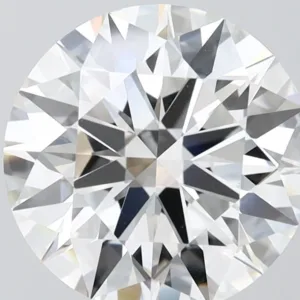 4.04 Carat Round F VVS2 Lab Diamond