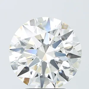 4.04 Carat Round F VVS2 Lab Diamond