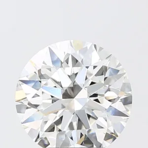 4.04 Carat Round F VVS2 Lab Diamond