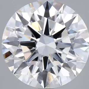 4.04 Carat Round F VVS2 Lab Diamond