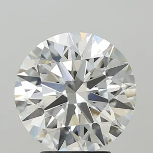 4.04 Carat Round G VVS2 Lab Diamond