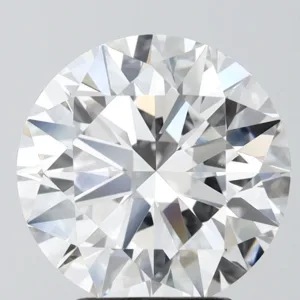 4.05 Carat Round E VVS2 Lab Diamond