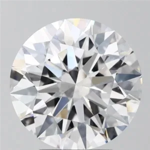 4.06 Carat Round D VVS2 Lab Diamond
