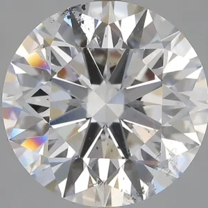 4.06 Carat Round E SI2 Natural Diamond