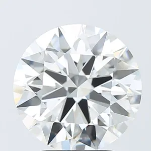 4.06 Carat Round F VVS2 Lab Diamond