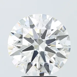 4.06 Carat Round F VVS2 Lab Diamond
