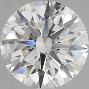 4.07 Carat Round F VVS2 Lab Diamond