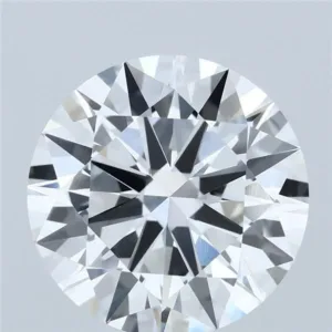 4.07 Carat Round F VVS2 Lab Diamond