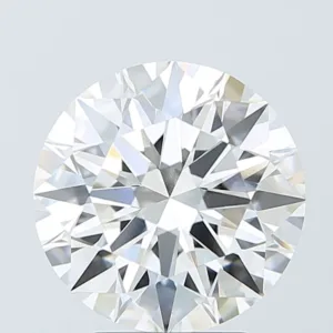 4.07 Carat Round F VVS2 Lab Diamond