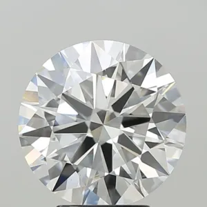 4.08 Carat Round F VVS2 Lab Diamond