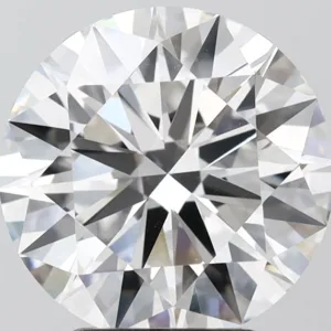 4.09 Carat Round E VVS2 Lab Diamond