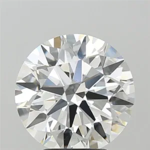 4.09 Carat Round F VVS2 Lab Diamond