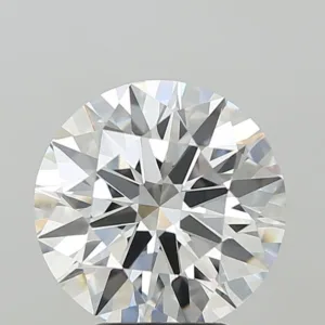 4.09 Carat Round F VVS2 Lab Diamond