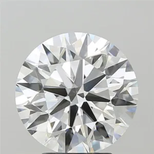 4.09 Carat Round F VVS2 Lab Diamond