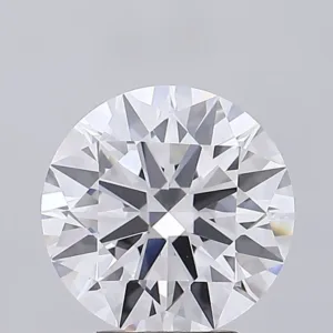 4.14 Carat Round E VVS2 Lab Diamond