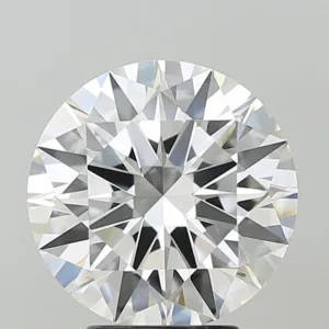 4.32 Carat Round F VVS2 Lab Diamond