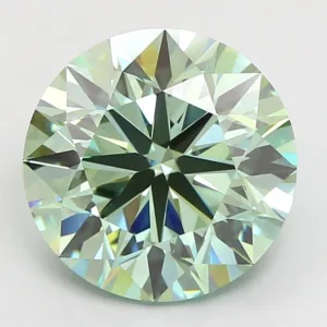 4.48 Carat Round Fancy Vivid Green VS1 Lab Diamond