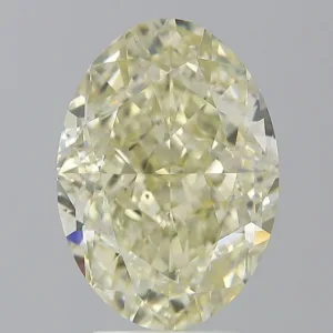 5 Carat Oval Fancy Yellow VVS2 Natural Diamond