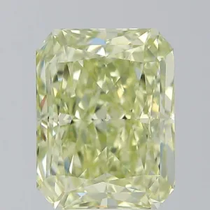 5.01 Carat Radiant Fancy Yellow VS2 Natural Diamond
