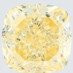 5.02 Carat Cushion Brilliant Fancy Yellow VS1 Natural Diamond