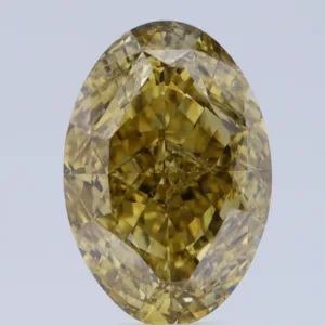 5.02 Carat Oval Fancy Brown Yellow VS1 Natural Diamond