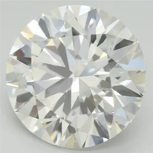 5.04 Carat Round F VVS2 Lab Diamond