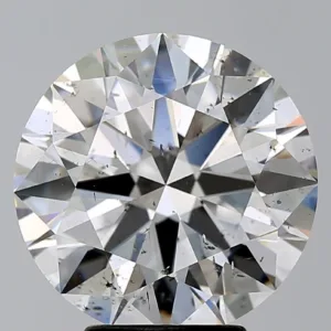 5.12 Carat Round G SI2 Natural Diamond