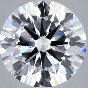 5.27 Carat Round F VVS2 Lab Diamond