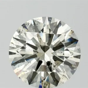 5.51 Carat Round K SI2 Natural Diamond
