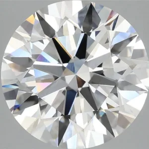 5.98 Carat Round F VVS2 Lab Diamond