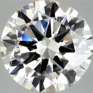 6.01 Carat Round E VVS2 Lab Diamond
