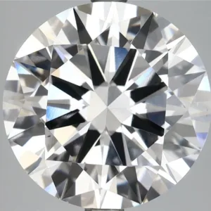 6.01 Carat Round F VVS2 Lab Diamond