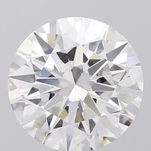 6.01 Carat Round F VVS2 Lab Diamond
