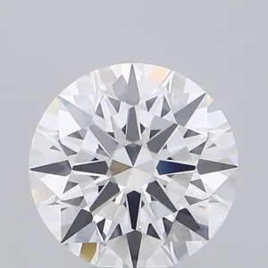 6.08 Carat Round E VVS2 Lab Diamond
