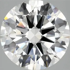 6.11 Carat Round F VVS2 Lab Diamond