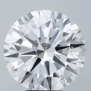 7.03 Carat Round F VVS2 Lab Diamond
