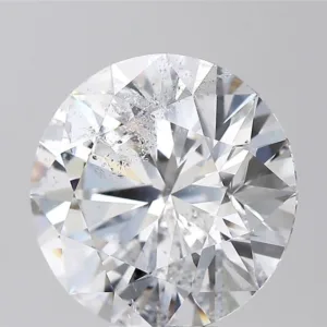 7.57 Carat Round E SI2 Natural Diamond