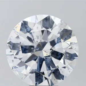 9.01 Carat Round D SI2 Natural Diamond