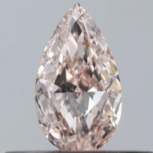 0.25 Carat Pear Fancy Light Brown SI1 Natural Diamond