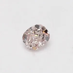 0.26 Carat Cushion Brilliant Fancy Light Pink SI1 Natural Diamond