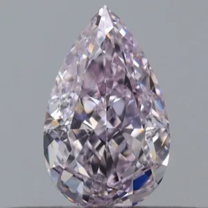 0.26 Carat Pear Fancy Light Pink VS1 Natural Diamond