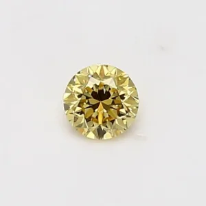 0.28 Carat Round Yellow VS1 Natural Diamond