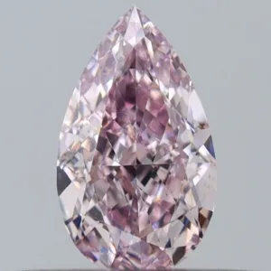 0.29 Carat Pear Fancy Pink SI1 Natural Diamond